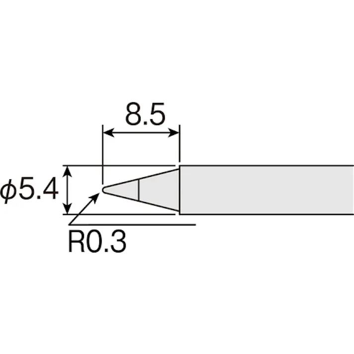 【CAINZ-DASH】ホーザン HS-51用 ビット B型 HS-51B03【別送品】