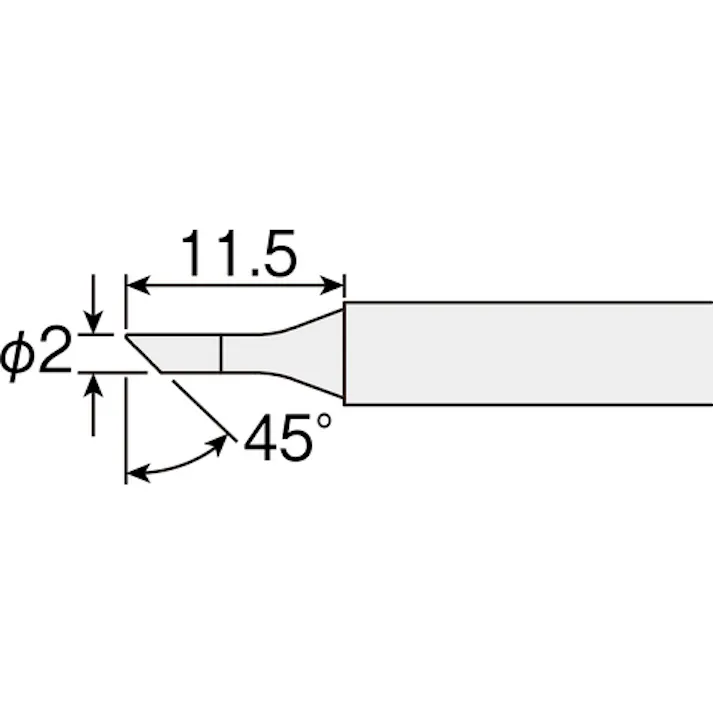 【CAINZ-DASH】ホーザン HS-51用 ビット C型 HS-51C02【別送品】