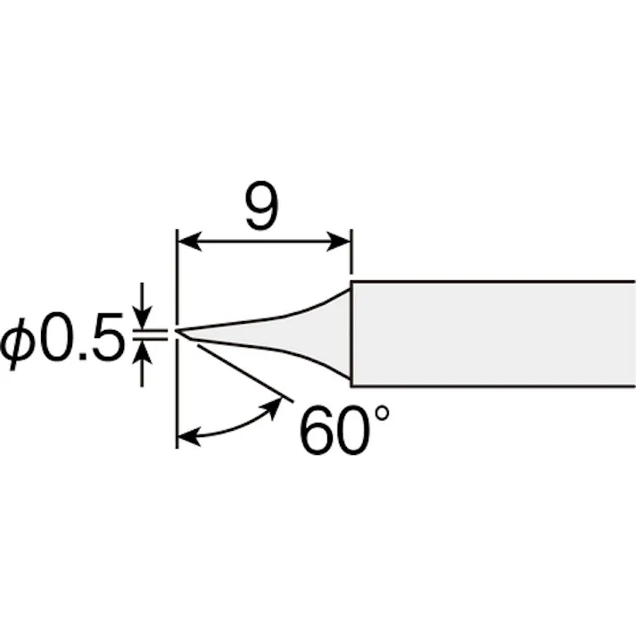 【CAINZ-DASH】ホーザン HS-51用 ビット C型 HS-51C06【別送品】