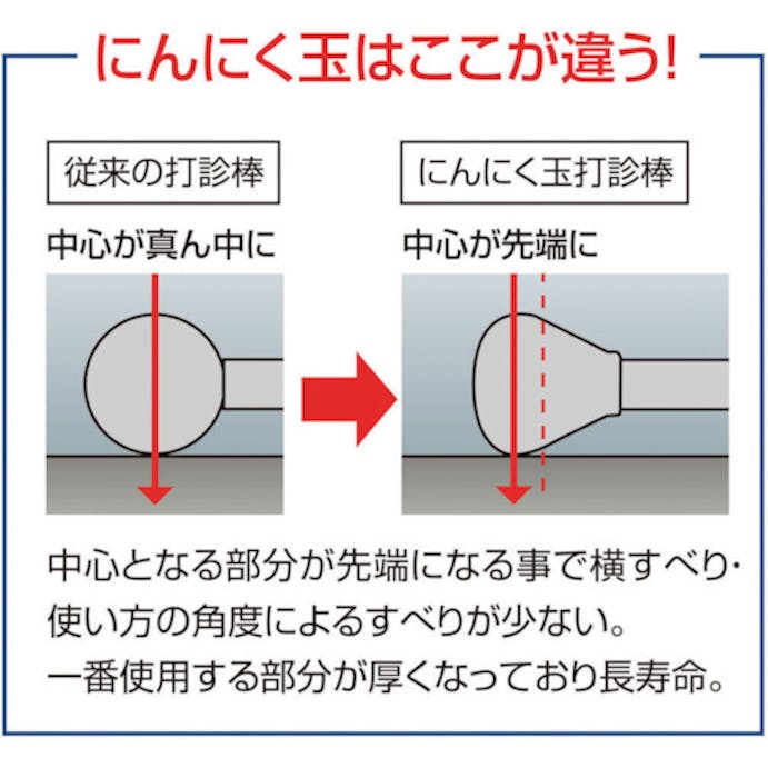 【CAINZ-DASH】土牛産業 にんにく玉打診棒７００ 00950【別送品】