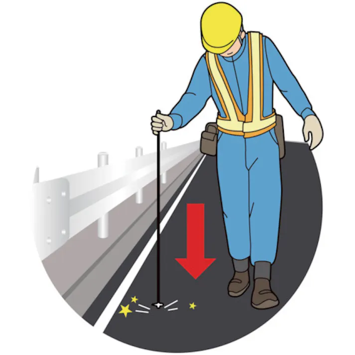 【CAINZ-DASH】土牛産業 コンクリート点検ハンマー 300mm 02732【別送品】