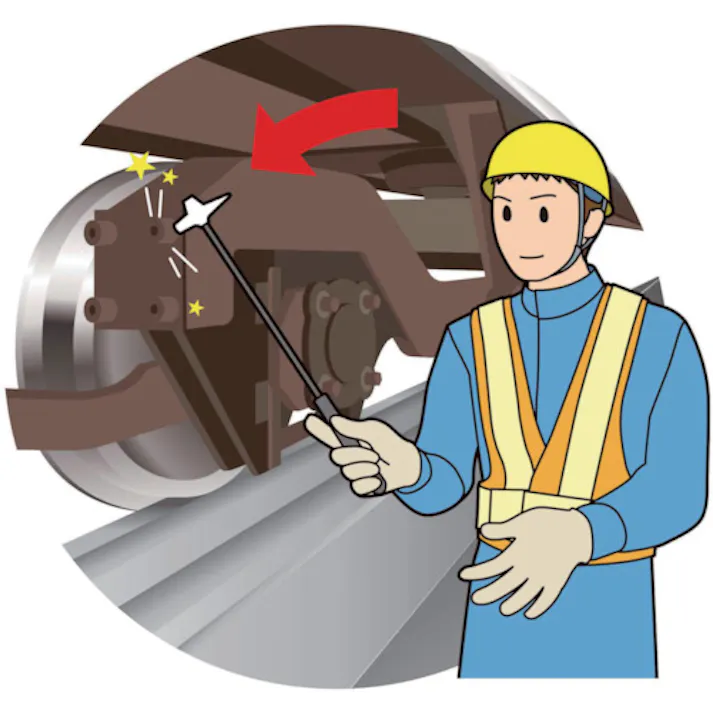 【CAINZ-DASH】土牛産業 コンクリート点検ハンマー 600mm 02733【別送品】