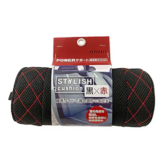 ベッスル VESSEL キルトネックパッド 黒×赤