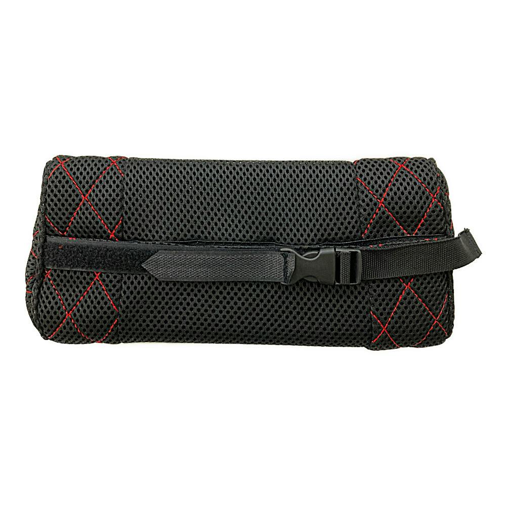 ベッスル VESSEL キルトネックパッド 黒×赤 | クッション・マット