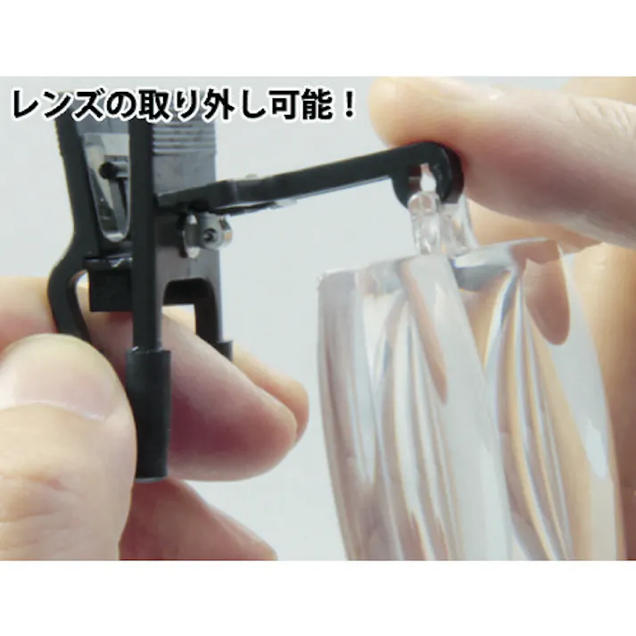 【CAINZ-DASH】池田レンズ工業 双眼メガネルーペクリップタイプ1.6倍 HF-40D【別送品】