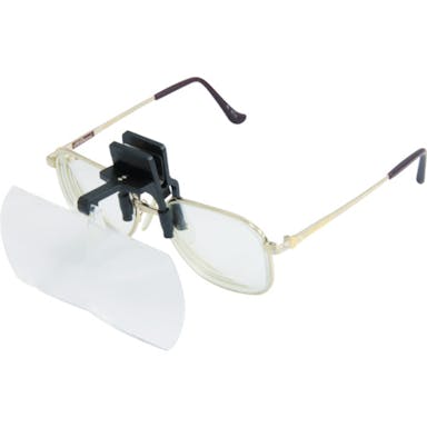 【CAINZ-DASH】池田レンズ工業 双眼メガネルーペクリップタイプ２倍 HF-40E【別送品】