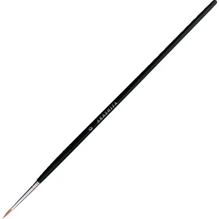 【CAINZ-DASH】あかしや アートセーブル 丸筆 0号 GAR#0S【別送品】