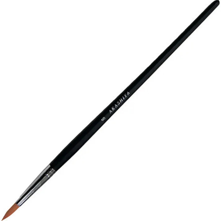 【CAINZ-DASH】あかしや アートセーブル 丸筆 8号 GAR#8S【別送品】