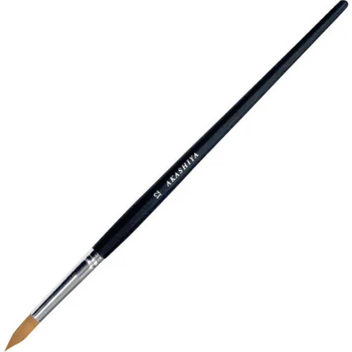 【CAINZ-DASH】あかしや アートセーブル 丸筆 12号 GAR#12S【別送品】