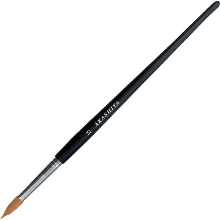 【CAINZ-DASH】あかしや アートセーブル 丸筆 15号 GAR#15S【別送品】