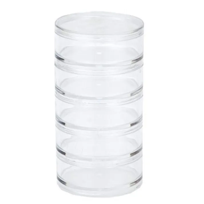 メイホー ラウンドケース L クリア RC-L 直径7cm 高さ13.3cm