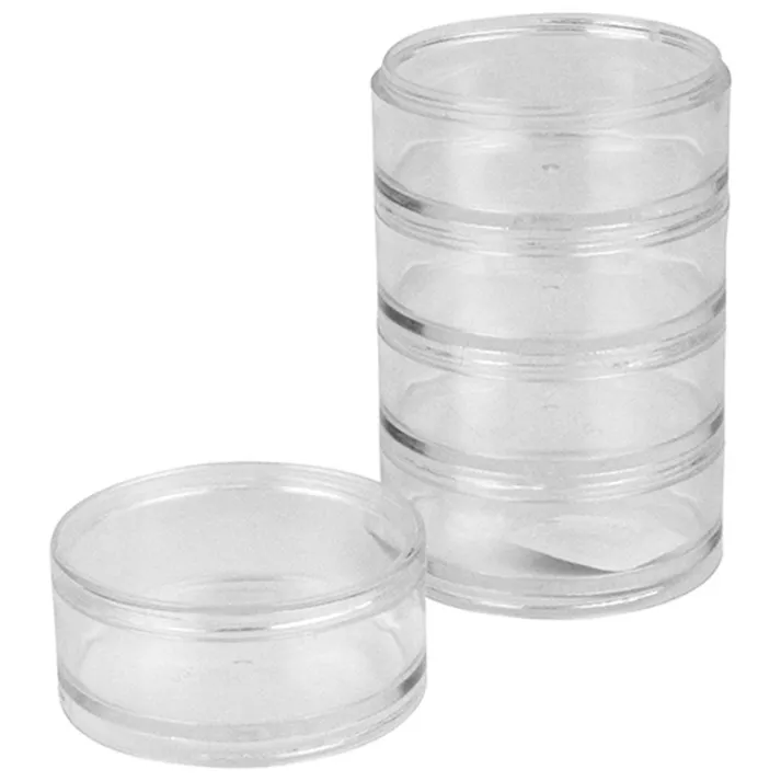 メイホー ラウンドケース L クリア RC-L 直径7cm 高さ13.3cm