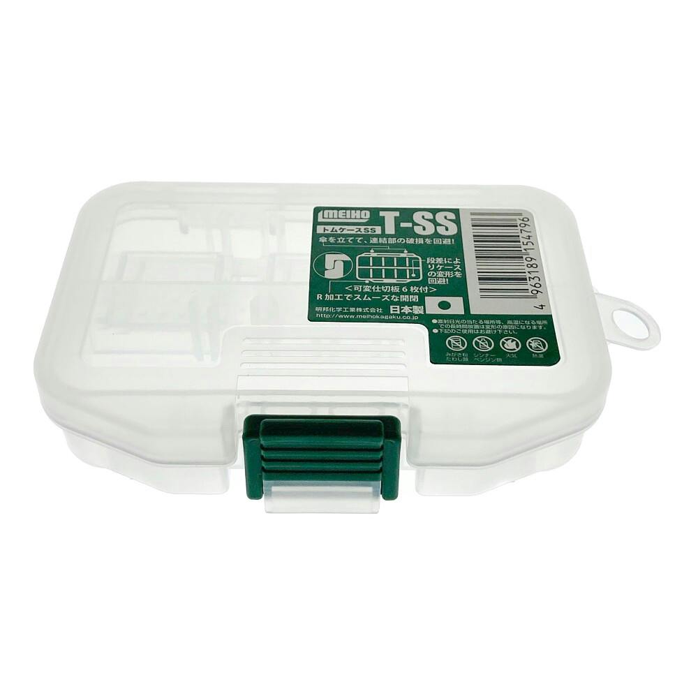 メイホー トムケース SS クリア SS-T 幅10.3cm 奥行7.3cm 高さ2.3cm