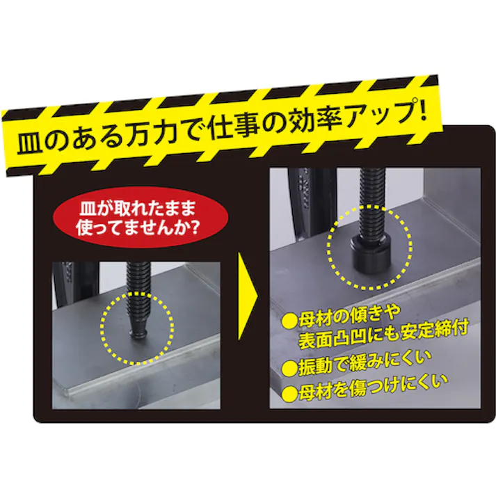 【CAINZ-DASH】ロブテックス B型シャコ万力用皿セット スタンダードタイプ/250mm用 B250AS【別送品】