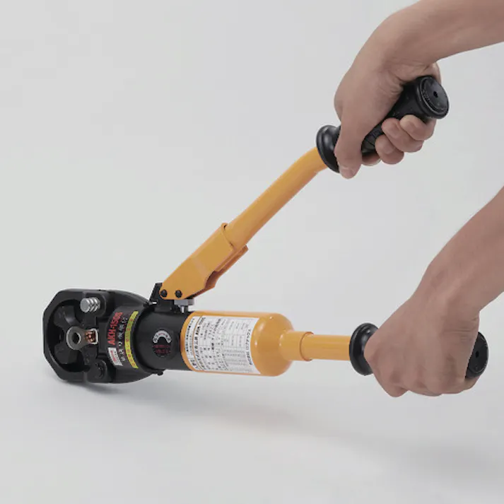 【CAINZ-DASH】ロブテックス 手動油圧式圧着工具 使用範囲14~150 AKH150S【別送品】