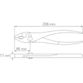 【CAINZ-DASH】ロブテックス バネ付プライヤー　２００ｍｍ P200S【別送品】