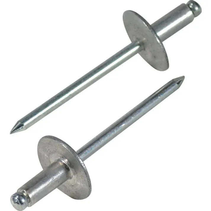 【CAINZ-DASH】ロブテックス ブラインドリベット・ラージフランジ アルミ/スティール6-8 (500本入) NSA68LF【別送品】