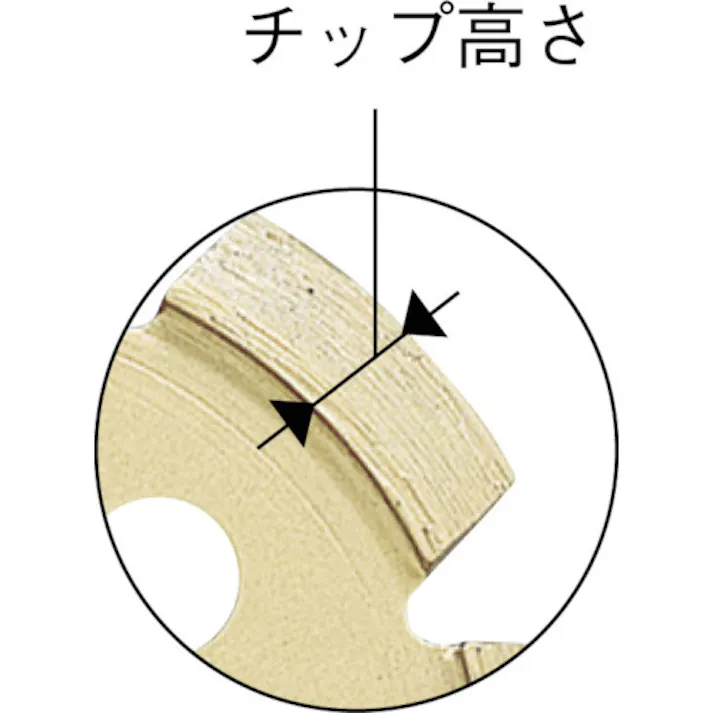 【CAINZ-DASH】ロブテックス ダイヤモンドカッター Vカッター (乾式) 108mm V105【別送品】