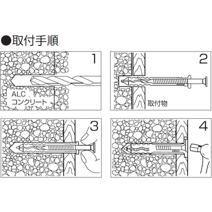 【CAINZ-DASH】ロブテックス ネイルプラグ（１５０本入）　５Ｘ５０ｍｍ NP550【別送品】