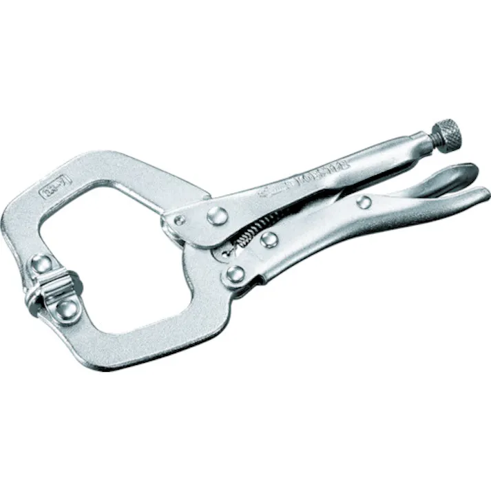 【CAINZ-DASH】ロブテックス バイスプライヤー C型(皿付) 165mm VC150S【別送品】