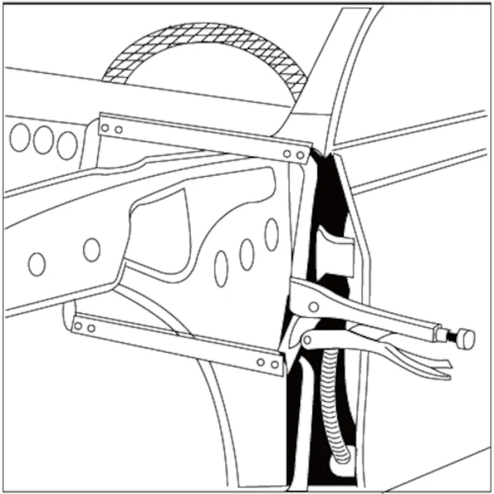 【CAINZ-DASH】ロブテックス バイスプライヤー C型(ディープ) 455mm VD455【別送品】