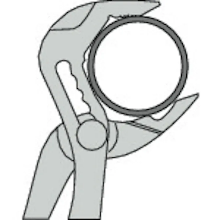 【CAINZ-DASH】ロブテックス ハイブリッドポンププライヤー 225mm UU4150【別送品】