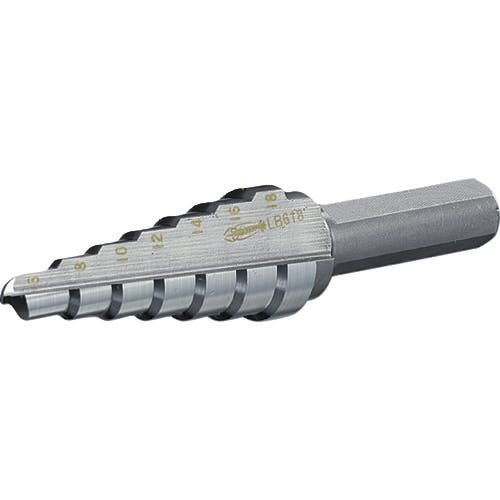 ロブテックス ステージドリル ノンコーティング 9段 軸径10mm 4-12 LB412B ステップドリル(ストレートシャンクタイプ) ロブテックス ステージドリル ノンコーティング 9段 軸径10mm 4-12 LB412B ステップドリル(ストレートシャンクタイプ)