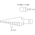 【CAINZ-DASH】ロブテックス ステージドリル　Ｔｉｎコーティング　５段　軸径１０ｍｍ　４－１２ LB412AG【別送品】