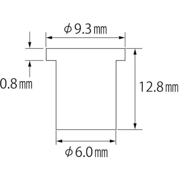 【CAINZ-DASH】ロブテックス ブラインドナット“エビナット”（平頭・スティール製）　板厚３．５　Ｍ４×０．７（１０００個入） NSD435M【別送品】