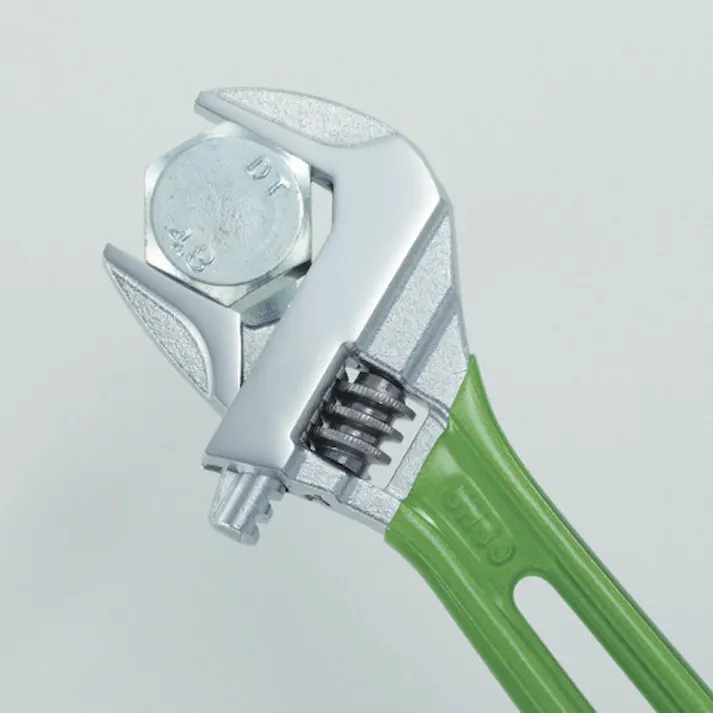 【CAINZ-DASH】ロブテックス ハイブリッドモンキーレンチ スケルトン グリーン 200mm UM30G【別送品】