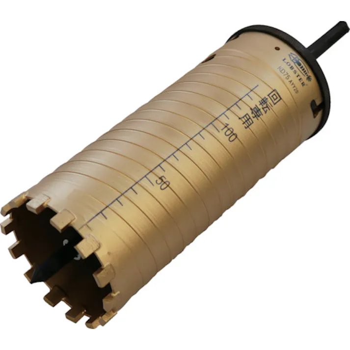 【CAINZ-DASH】ロブテックス ダイヤモンドコアドリル 75mm シャンク13mm KD75【別送品】