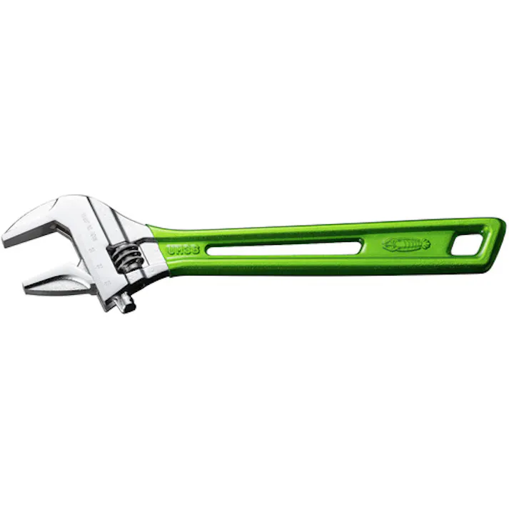 【CAINZ-DASH】ロブテックス ハイブリッドモンキーレンチ スケルトン グリーン 245mm UM36G【別送品】