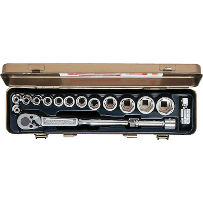 【CAINZ-DASH】ロブテックス ソケットレンチセット 差込角9.5mm 6角 913SA【別送品】