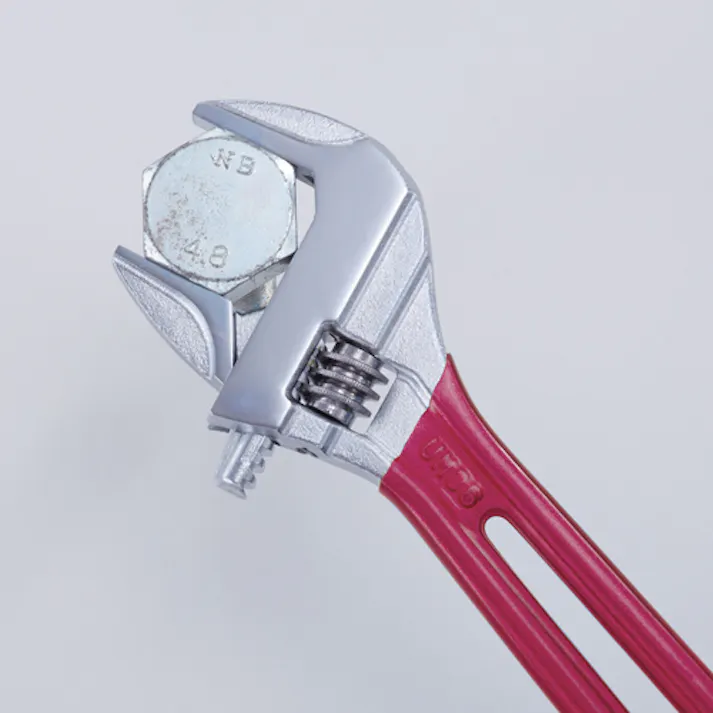 【CAINZ-DASH】ロブテックス ハイブリッドモンキーレンチ スケルトン レッド 245mm UM36R【別送品】