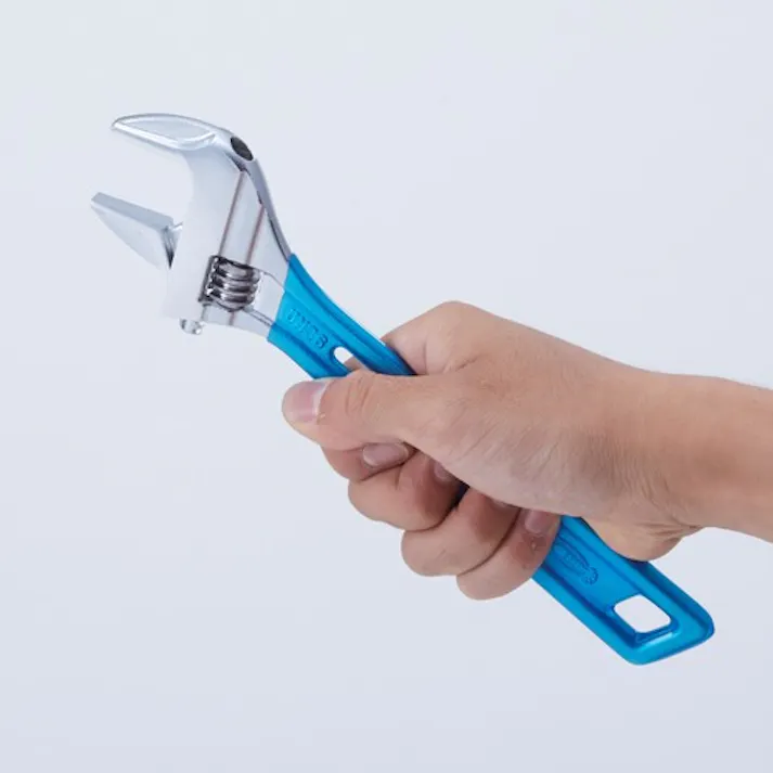 【CAINZ-DASH】ロブテックス ハイブリッドモンキーレンチ スケルトン ブルー 245mm UM36B【別送品】