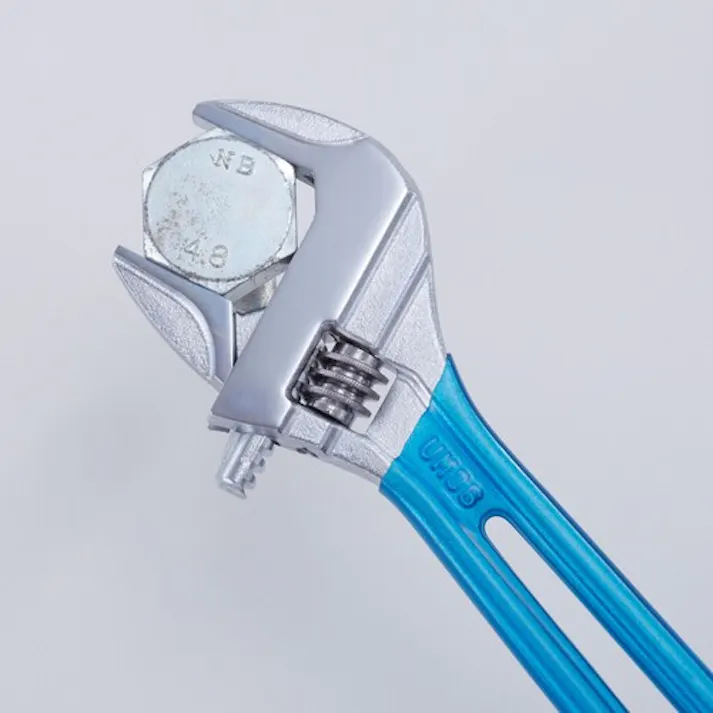 【CAINZ-DASH】ロブテックス ハイブリッドモンキーレンチ スケルトン ブルー 245mm UM36B【別送品】