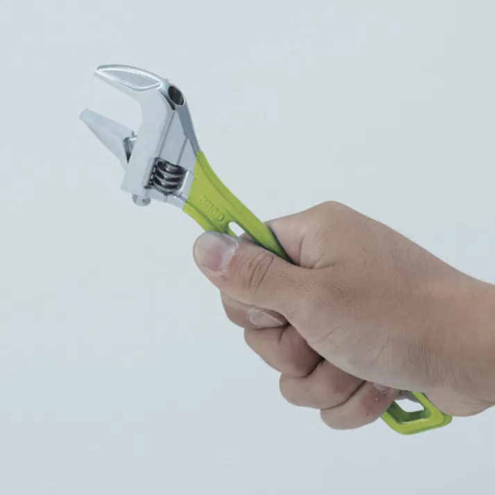 【CAINZ-DASH】ロブテックス ハイブリッドモンキーレンチ スケルトン イエロー 200mm UM30Y【別送品】