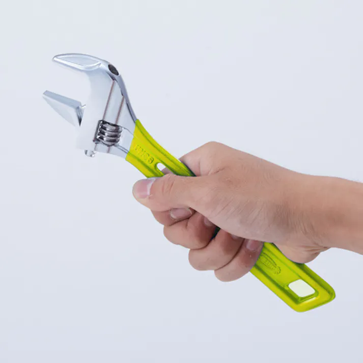 【CAINZ-DASH】ロブテックス ハイブリッドモンキーレンチ スケルトン イエロー 245mm UM36Y【別送品】