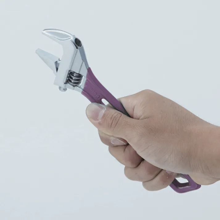 【CAINZ-DASH】ロブテックス ハイブリッドモンキーレンチ スケルトン バイオレット 200mm UM30V【別送品】