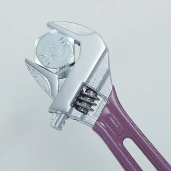 【CAINZ-DASH】ロブテックス ハイブリッドモンキーレンチ スケルトン バイオレット 200mm UM30V【別送品】