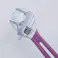 【CAINZ-DASH】ロブテックス ハイブリッドモンキーレンチ スケルトン バイオレット 245mm UM36V【別送品】