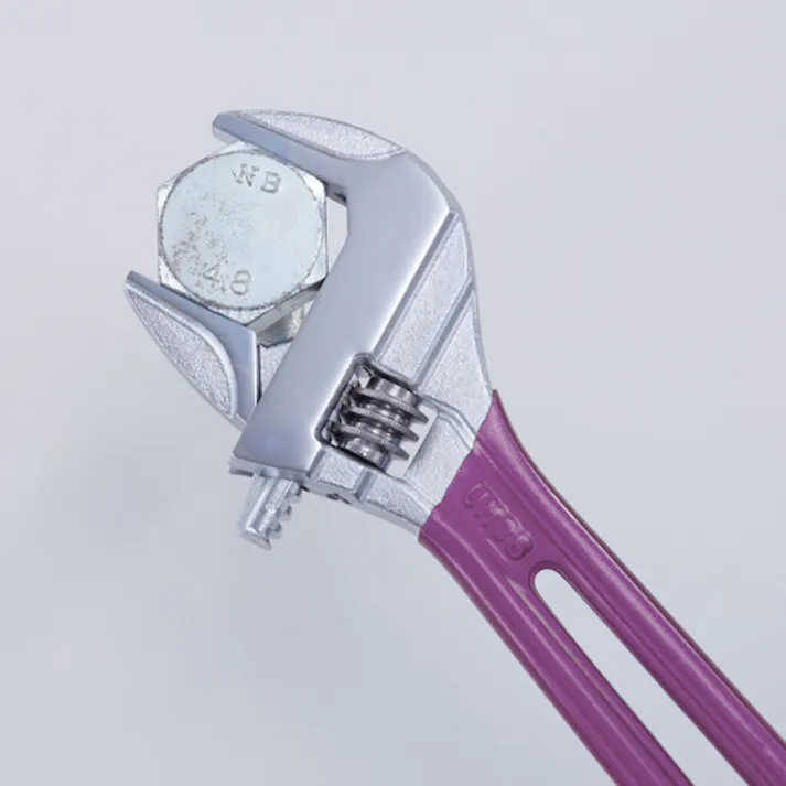 【CAINZ-DASH】ロブテックス ハイブリッドモンキーレンチ スケルトン バイオレット 245mm UM36V【別送品】