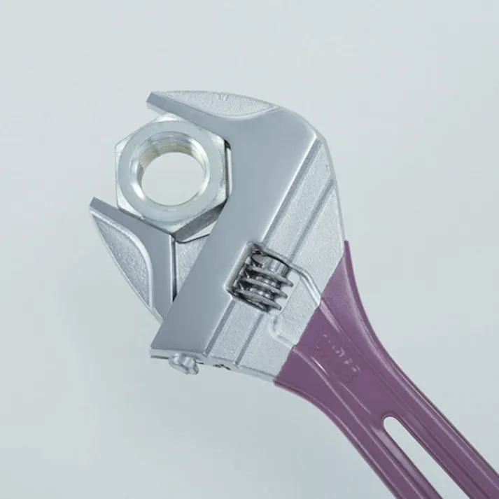 【CAINZ-DASH】ロブテックス ハイブリッドモンキーレンチ スケルトン バイオレット 300mm UM46V【別送品】