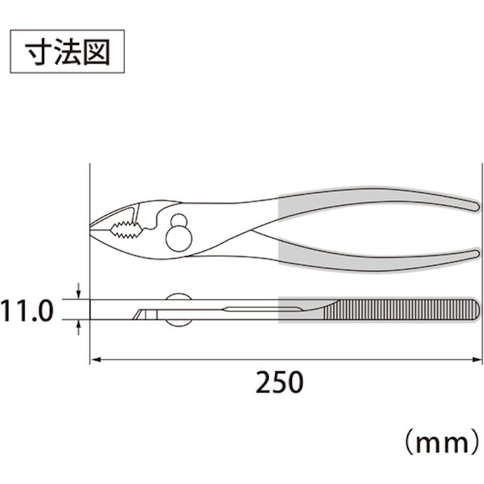 【CAINZ-DASH】ロブテックス プライヤー　スケルトン　レッド２００ｍｍ SP200R【別送品】
