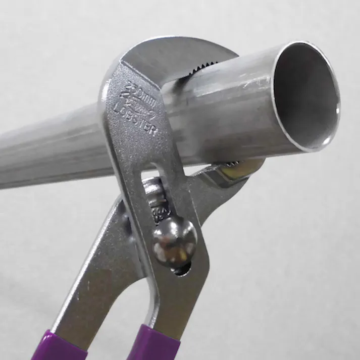 【CAINZ-DASH】ロブテックス ウォーターポンププライヤー“ポンプラスケルトン” バイオレット 252mm WP250HV【別送品】