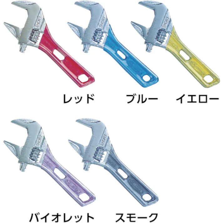 【CAINZ-DASH】ロブテックス ポケットモンキーレンチ バイオレット 118mm UM24SV【別送品】