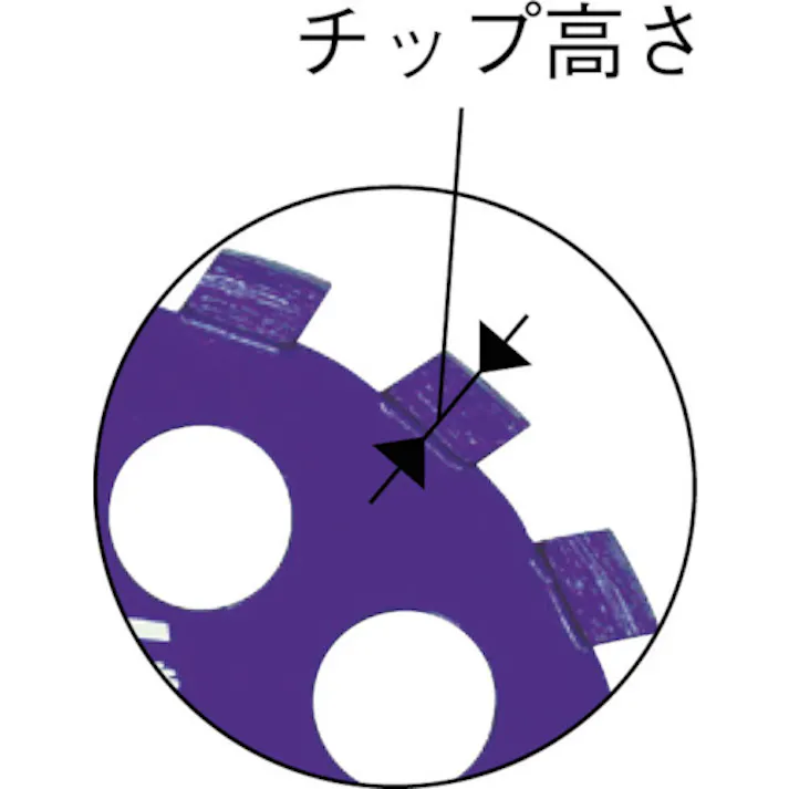 【CAINZ-DASH】ロブテックス ダイヤモンドカッター Uカッターライト (乾式) 105mm UK105【別送品】