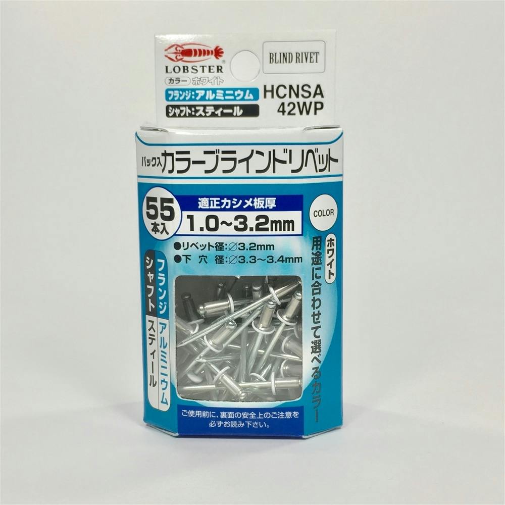 ロブテックス エビ カラーブラインドリベット HCNSA42WP