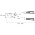 【CAINZ-DASH】ロブテックス ボルトクリッパー　７５０ｍｍ EBC750【別送品】