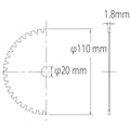 【CAINZ-DASH】ロブテックス ゼットフラッシャー　鉄・ステンレス兼用タイプ　１１０ｍｍ FX110A【別送品】